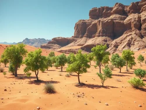 Transforming Desert Afforestation with AI Solutions